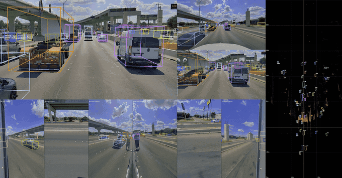 Sample sequence of 3D object tracks