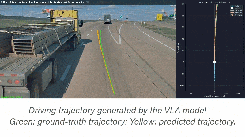 NVIDIA Alpamayo foundation model demonstration for autonomous trucking
