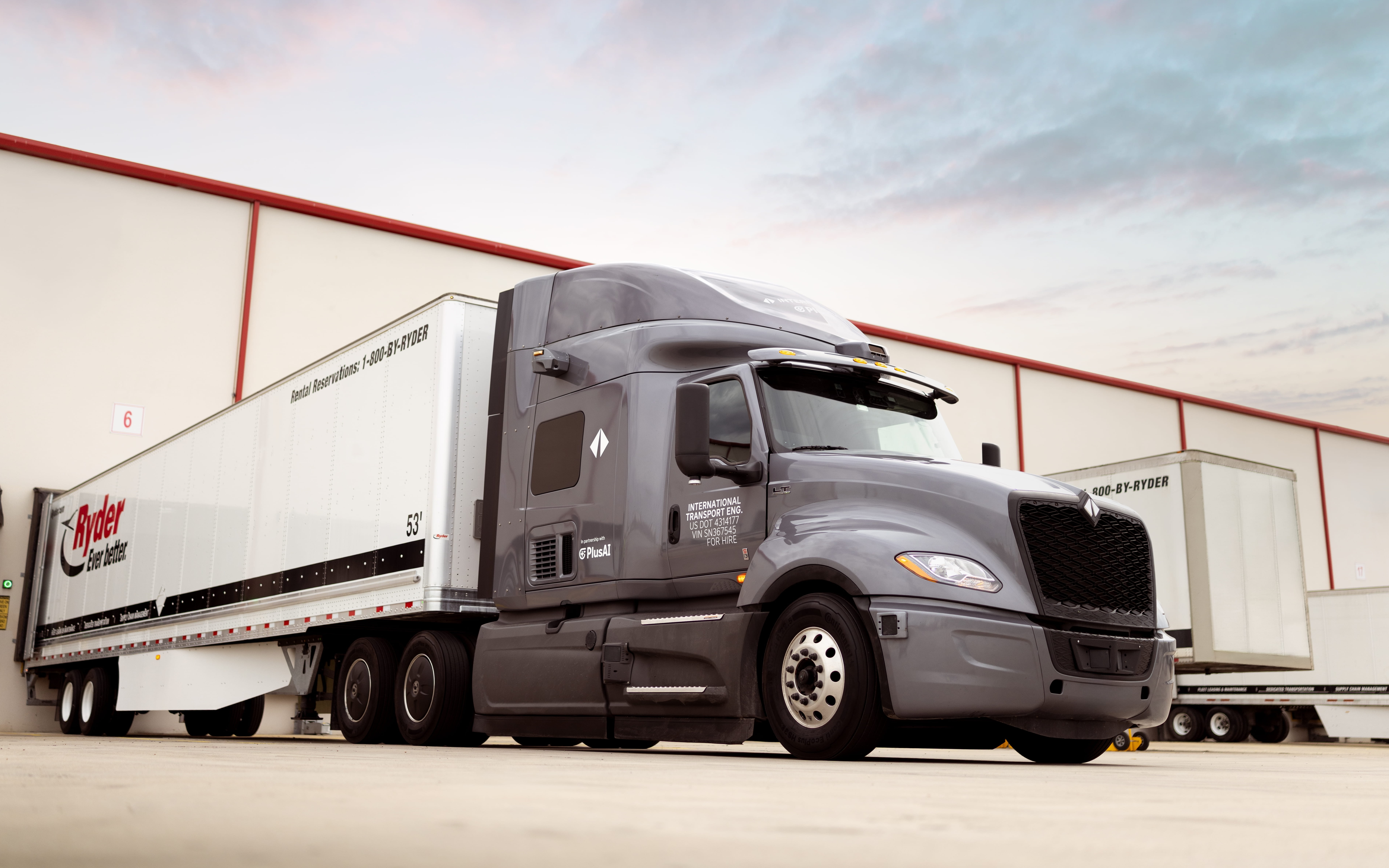 PlusAI Virtual Driver Powers Autonomous Trucking Fleet Trial with International