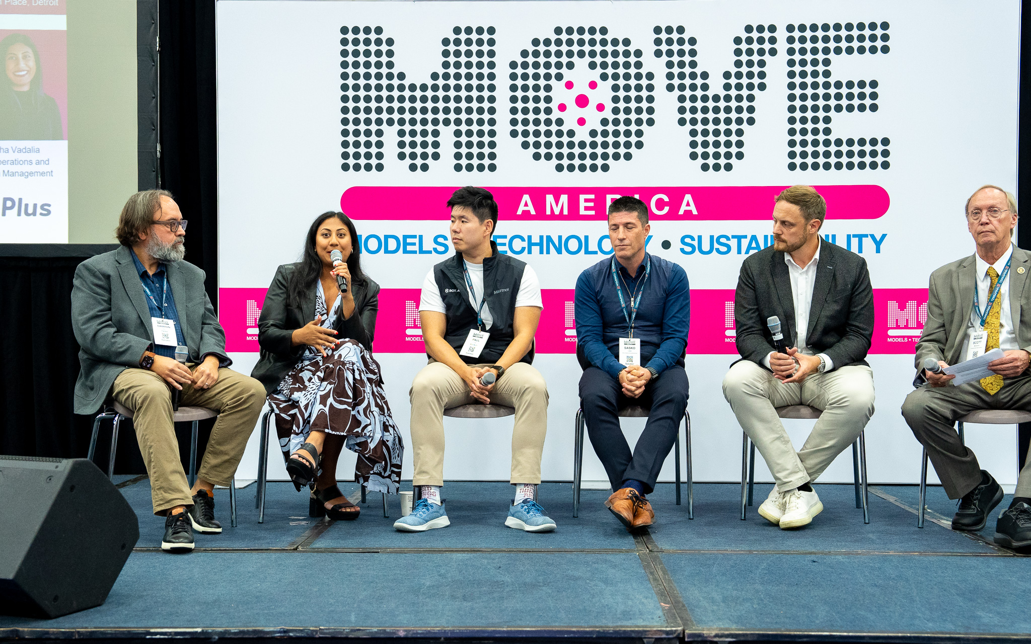 Amisha Vadalia discussing autonomous trucking operations