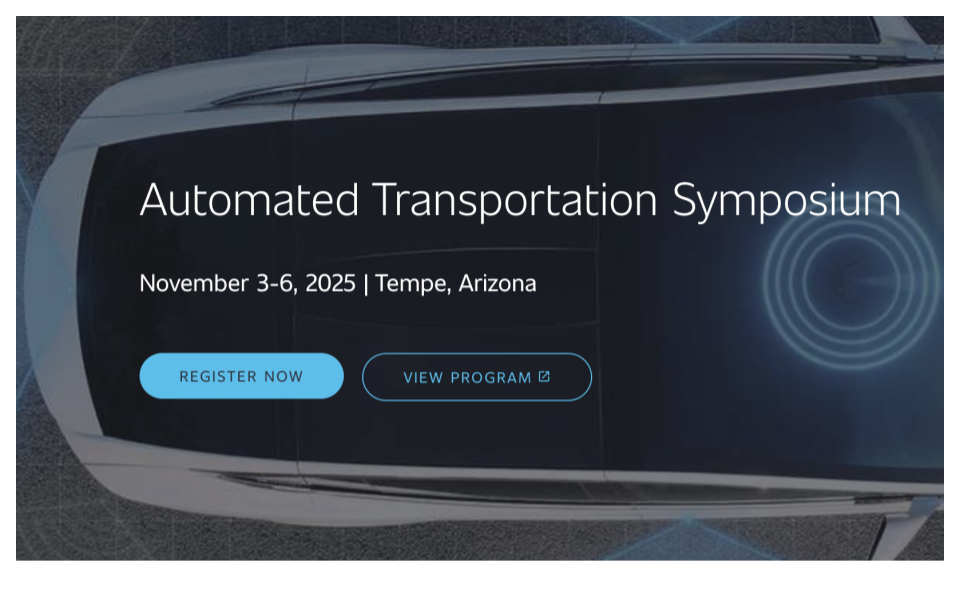 2025 SAE Automated Transportation Symposium