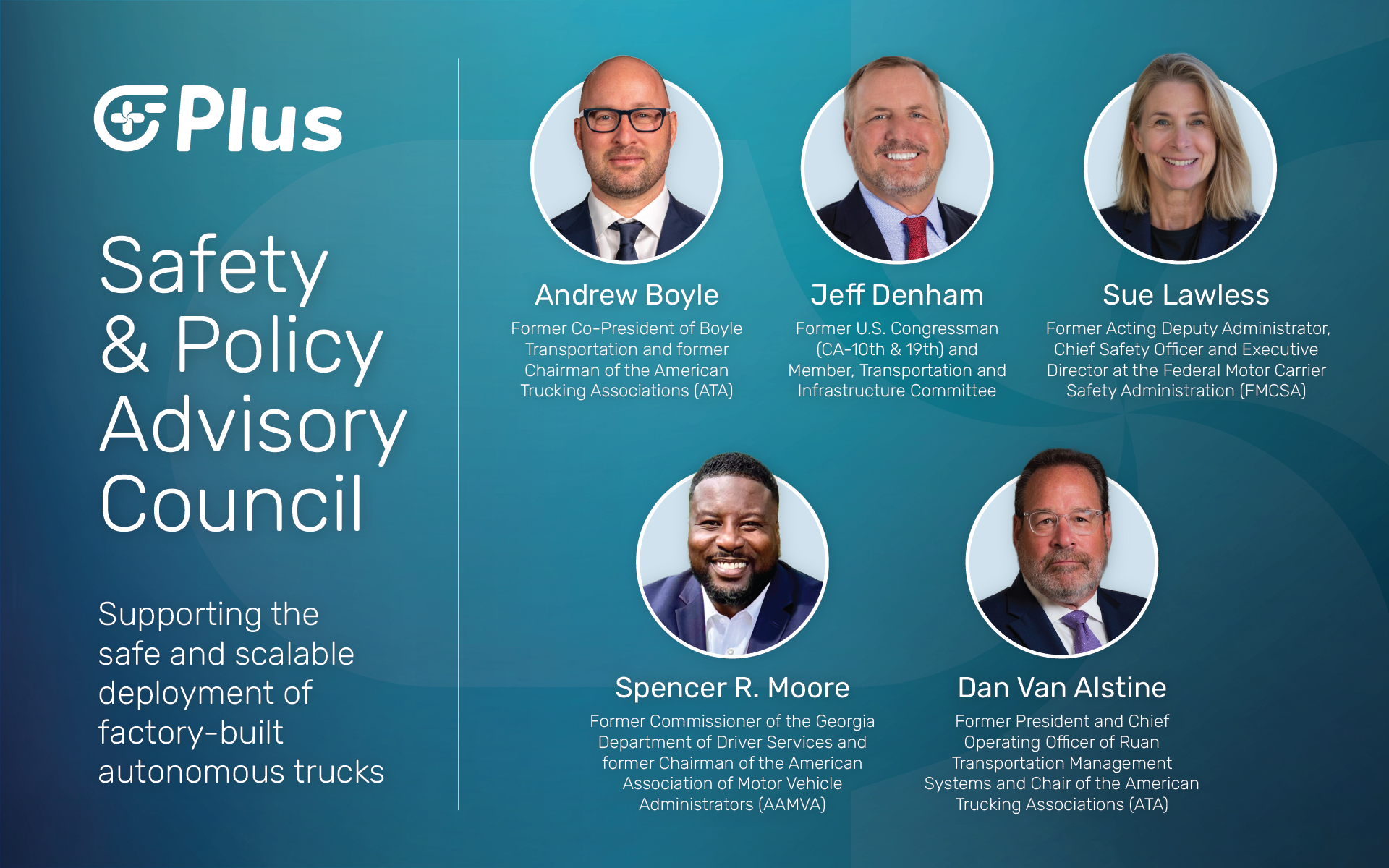 PlusAI Forms Safety and Policy Advisory Council of Former Regulators and Industry Leaders to Accelerate the Commercial Launch of Factory-Built Autonomous Trucks