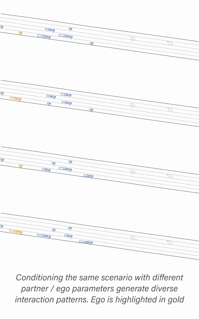 Scaling simulation with self-play reinforcement learning