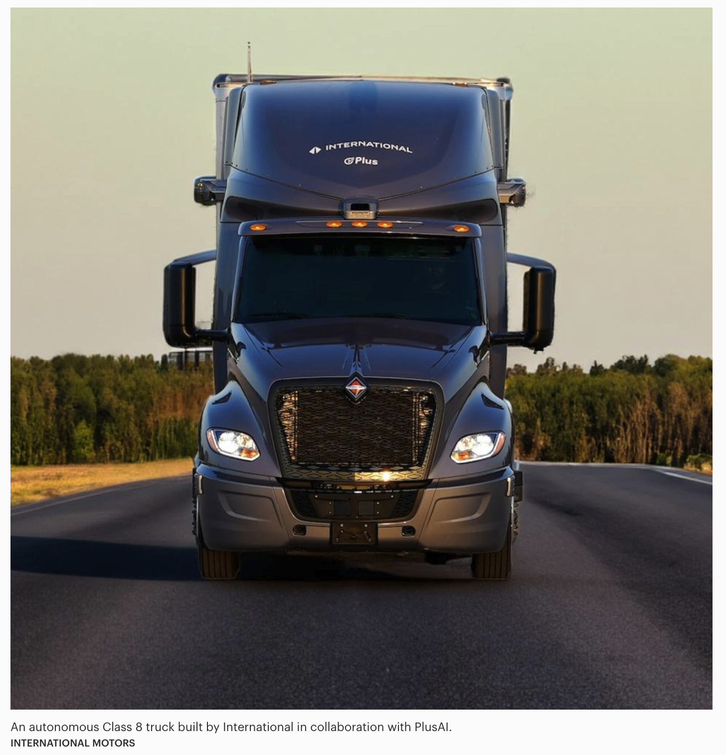 International autonomous truck